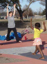 Yoga in the park